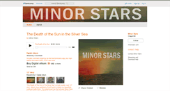 Desktop Screenshot of minorstars.bandcamp.com