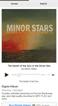 Mobile Screenshot of minorstars.bandcamp.com