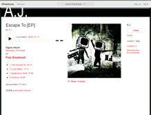 Tablet Screenshot of ajdj.bandcamp.com