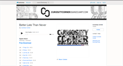 Desktop Screenshot of curiositycorner.bandcamp.com