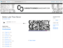 Tablet Screenshot of curiositycorner.bandcamp.com