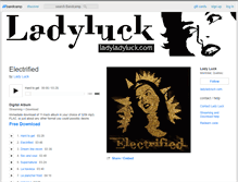 Tablet Screenshot of ladyladyluck.bandcamp.com