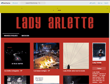 Tablet Screenshot of ladyarlette.bandcamp.com
