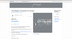 Desktop Screenshot of beatlescompleteonukulele.bandcamp.com