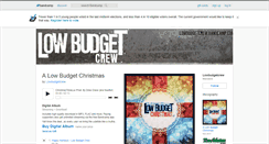 Desktop Screenshot of lowbudgetcrew.bandcamp.com