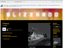 Tablet Screenshot of blizzardo.bandcamp.com