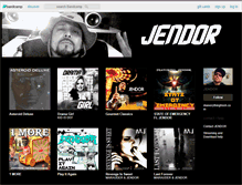 Tablet Screenshot of jendor.bandcamp.com