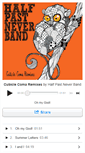 Mobile Screenshot of halfpastneverband.bandcamp.com