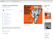 Tablet Screenshot of halfpastneverband.bandcamp.com