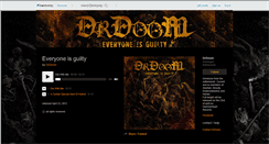 Desktop Screenshot of drdoomgrind.bandcamp.com