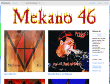 Tablet Screenshot of mekano46.bandcamp.com
