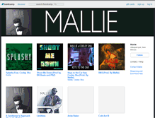 Tablet Screenshot of mallie.bandcamp.com