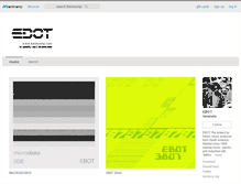 Tablet Screenshot of e-bot.bandcamp.com