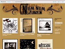 Tablet Screenshot of littlenumnummusic.bandcamp.com
