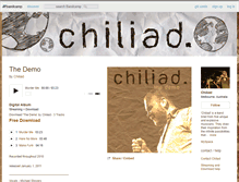 Tablet Screenshot of chiliad.bandcamp.com