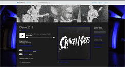 Desktop Screenshot of criticalmasspunk.bandcamp.com