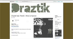 Desktop Screenshot of draztik.bandcamp.com