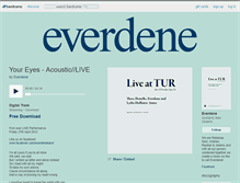 Tablet Screenshot of everdene.bandcamp.com