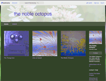 Tablet Screenshot of nobleoctopus.bandcamp.com
