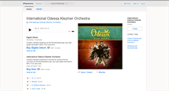 Desktop Screenshot of internationalodessaklezmerorchestra.bandcamp.com