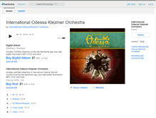 Tablet Screenshot of internationalodessaklezmerorchestra.bandcamp.com