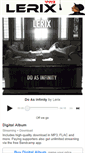 Mobile Screenshot of lerix.bandcamp.com