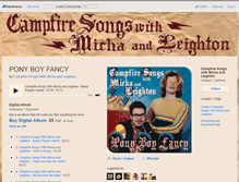 Tablet Screenshot of campfiresongs.bandcamp.com