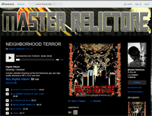 Tablet Screenshot of masterrelictore.bandcamp.com