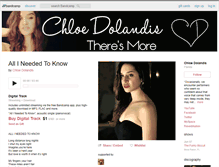 Tablet Screenshot of chloedolandis.bandcamp.com