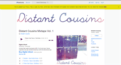 Desktop Screenshot of distantcousinsmusic.bandcamp.com