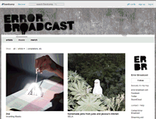 Tablet Screenshot of errorbroadcast.bandcamp.com