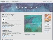 Tablet Screenshot of charliebetts.bandcamp.com