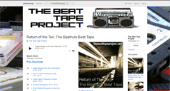 Desktop Screenshot of beattapeproject.bandcamp.com