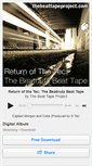 Mobile Screenshot of beattapeproject.bandcamp.com