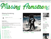 Tablet Screenshot of missingarmstrong.bandcamp.com