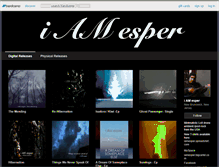 Tablet Screenshot of iamesper.bandcamp.com