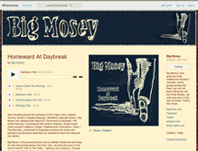 Tablet Screenshot of bigmosey.bandcamp.com