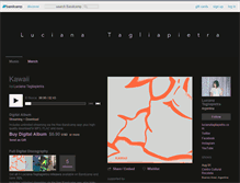 Tablet Screenshot of lucianatagliapietra.bandcamp.com