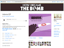 Tablet Screenshot of howibecamethebomb.bandcamp.com