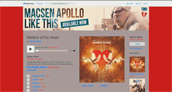 Desktop Screenshot of macsenapollo.bandcamp.com