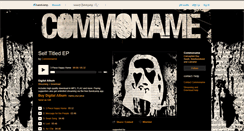 Desktop Screenshot of commoname.bandcamp.com