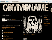 Tablet Screenshot of commoname.bandcamp.com