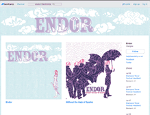 Tablet Screenshot of endor.bandcamp.com
