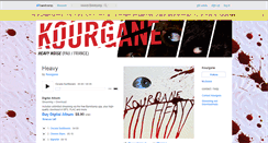 Desktop Screenshot of kourgane.bandcamp.com