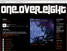 Tablet Screenshot of oneovereight.bandcamp.com