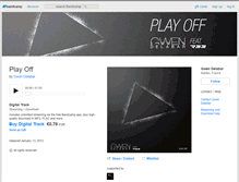 Tablet Screenshot of gwendelabar.bandcamp.com
