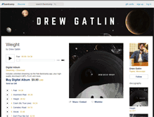 Tablet Screenshot of drewgatlin.bandcamp.com