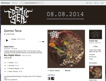 Tablet Screenshot of cosmicsea315.bandcamp.com