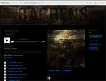 Tablet Screenshot of barrens.bandcamp.com