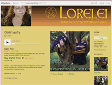 Tablet Screenshot of loreleigreenwood.bandcamp.com